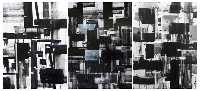 Ink City No.3     Ink on paper     105x225cm     2011