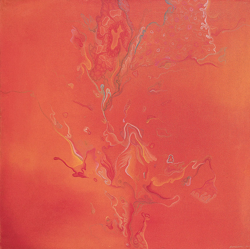 Orange     Oil on canvas     80x80cm     1994