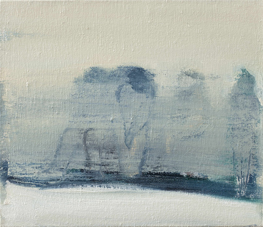 Untitled     Oil on canvas     30x35cm     2012