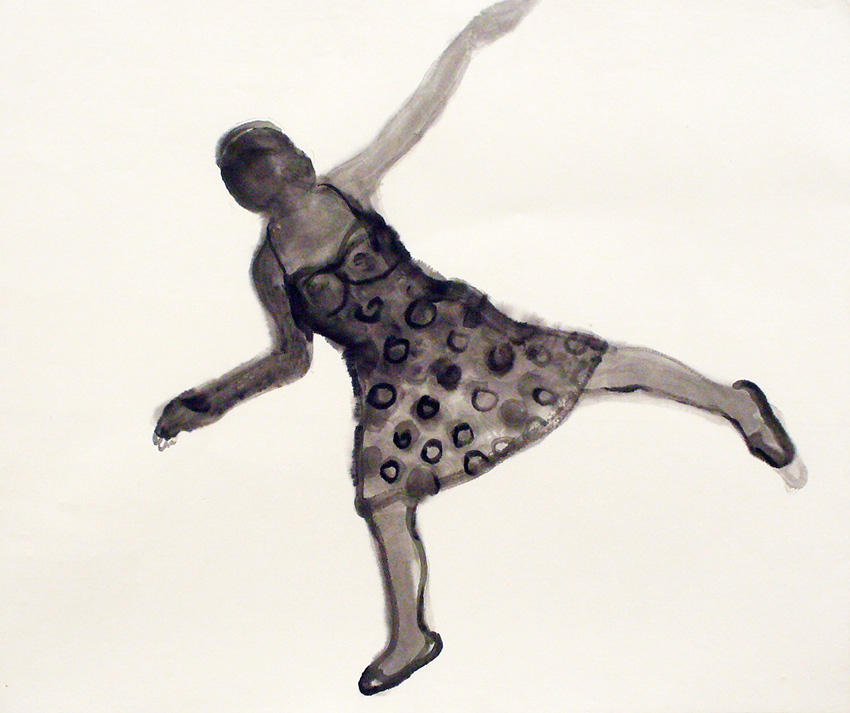 Dancing     Ink on paper     62x74cm     2006