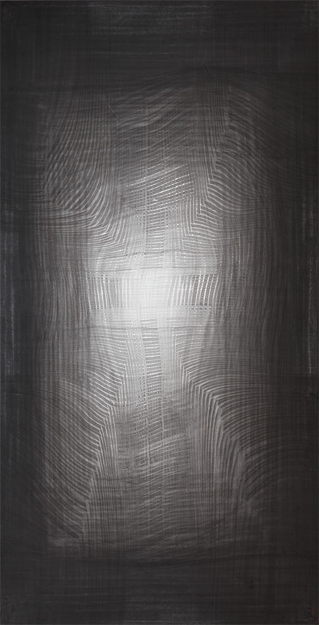 Light and Line     Ink on paper     289x145cm     2013