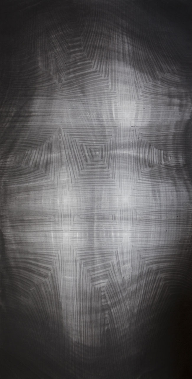 Shape of Light     Ink on paper     290x145cm     2012